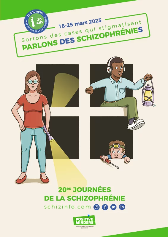 Campagne 2023 : Sortons des cases qui stigmatisent, parlons DES schizophrénieS